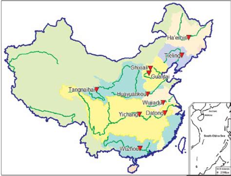 what are the three major water systems in china